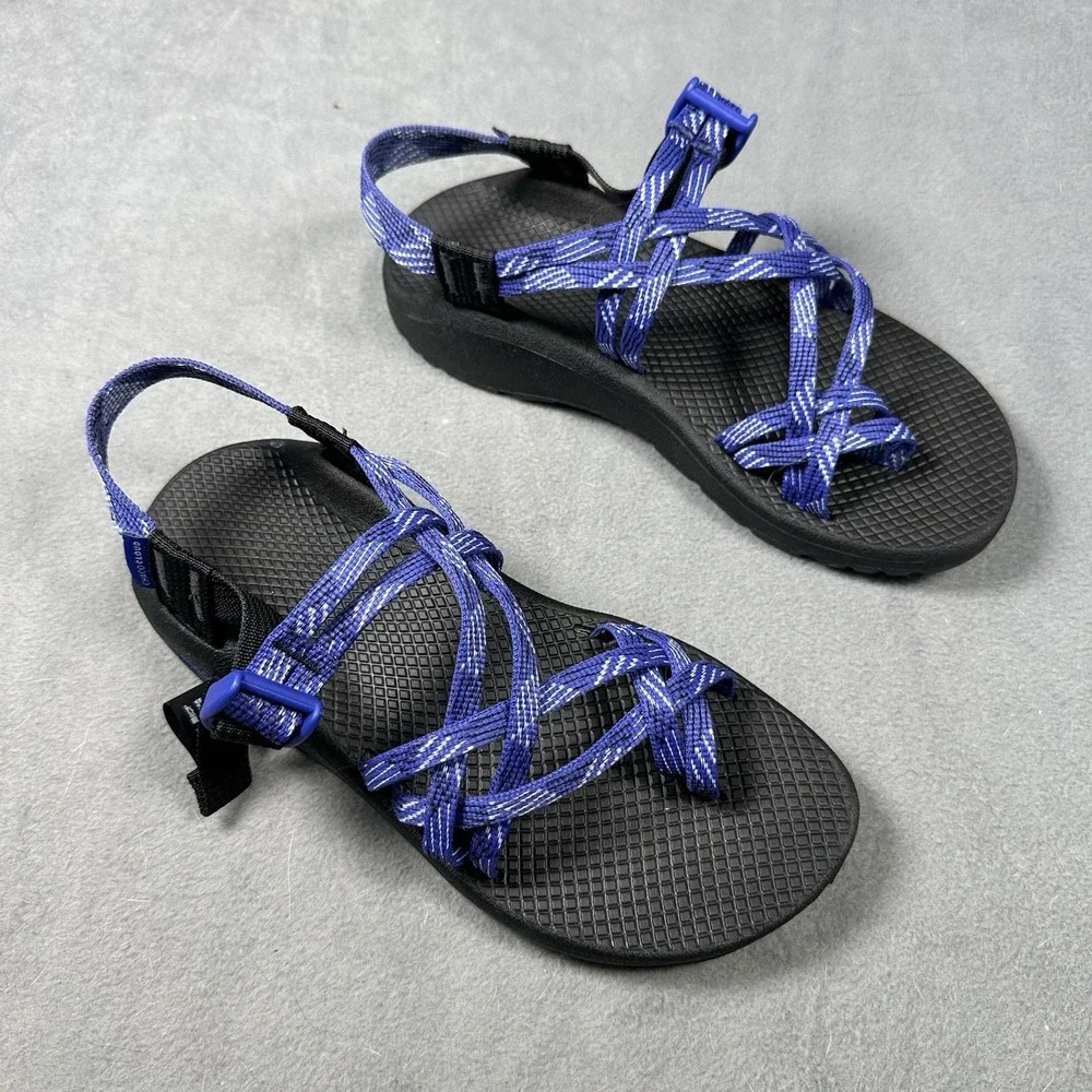 Chaco Womens ZCloud X2 Sandals Women Sz 8 Overhaul Blue Black Strappy Adjustable